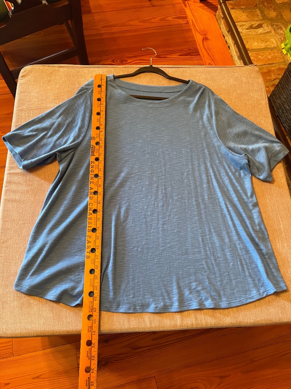 J Jill Pima Slub Elbow Sleeve Tee - Size 2x - Picture 6 of 10